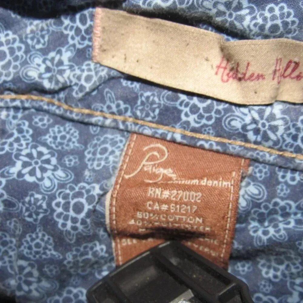 PAIGE Hidden Hills Medium Wash Jeans Size 30 (inseam: 33") - Picture 7 of 7